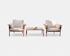 Single chair, Coffee table, Double seat sofa, Three seat sofa