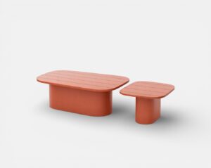 Bondi Aluminum Side Table (L60xD60xH35 cm.)