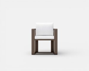 Marbella Aluminum Dining Side Chair (L70xD58x70 cm.)