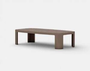 Matira Aluminum Coffee Table (L163xD81x38 cm.)