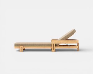 Matira Teak Adjustable Chaise (L80xD203x30 cm.)