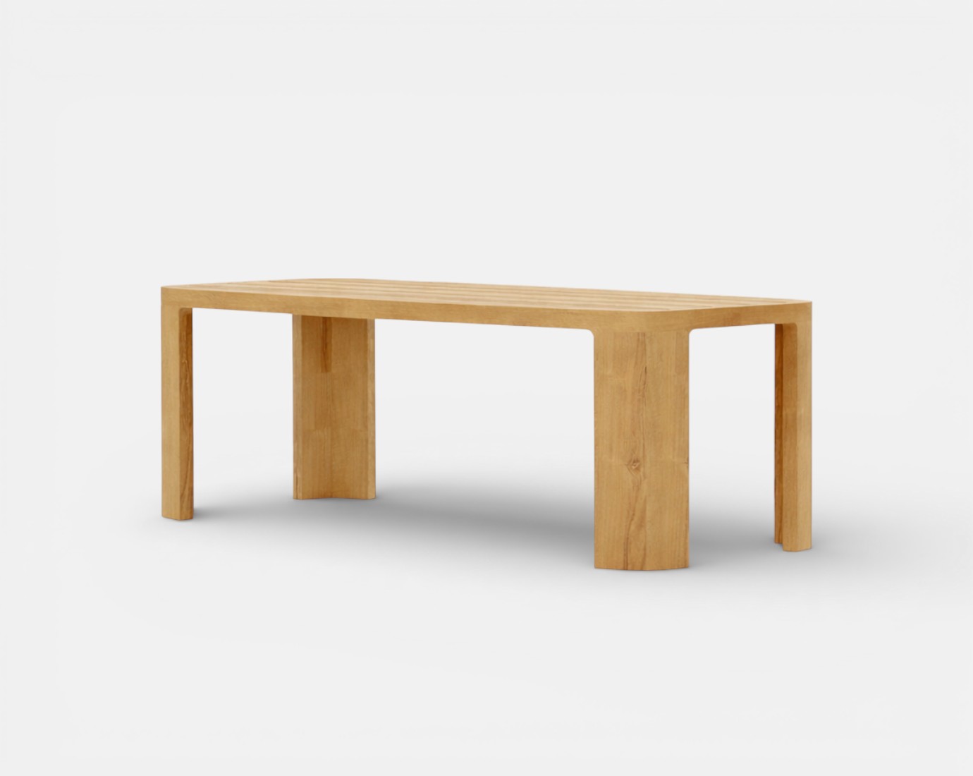 Matira Teak Rectangular Coffee Table (L274xD102x76 cm.)