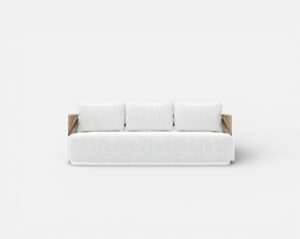 Striata Aluminum Sofa (L243xD82x63.5 cm.)